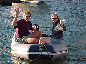 Roger & Amy waving